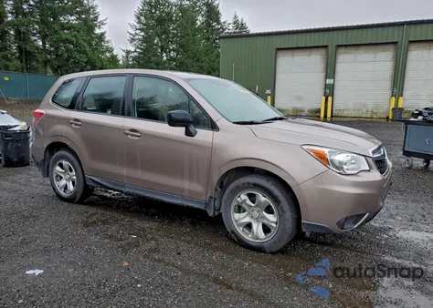 2014 Subaru Forester 2.5I z USA, uszkodzony, nr VIN JF2SJAAC1EH486168